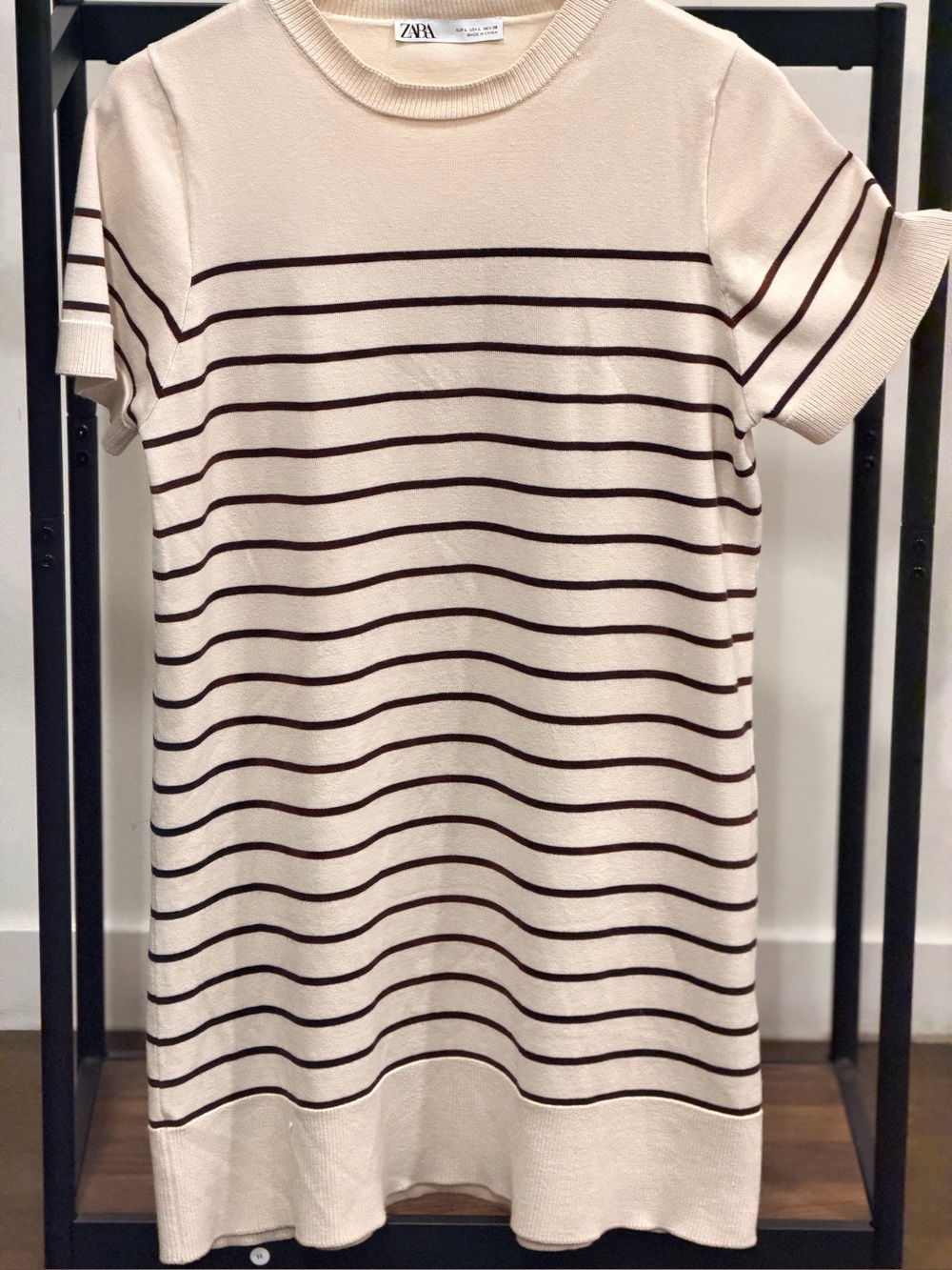 ZARA Crew Neck Sweater dress